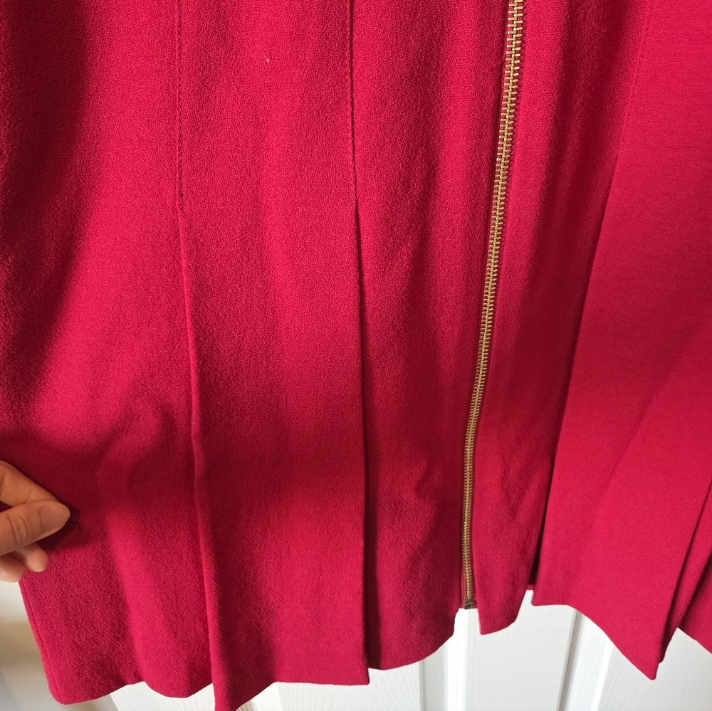 Carlisle Collection Vintage Vibrant Red 3/4‎ Length Sleeve Dress - Picture 4 of 6